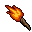 lit torch