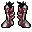 skeletal boots