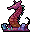 sea horse figurine